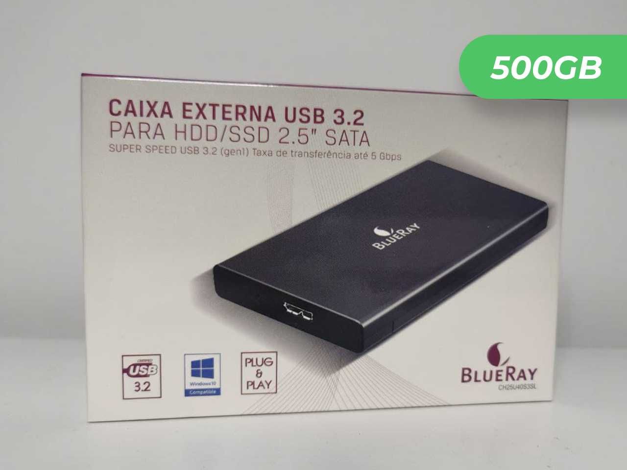Disco Externo 500Gb USB 3.0 ** 12 Meses Garantia**
