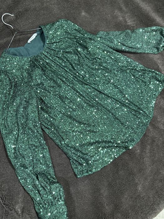 Блуза паєтки блуза святкова блискуча блузка паетки лелітки лусочки