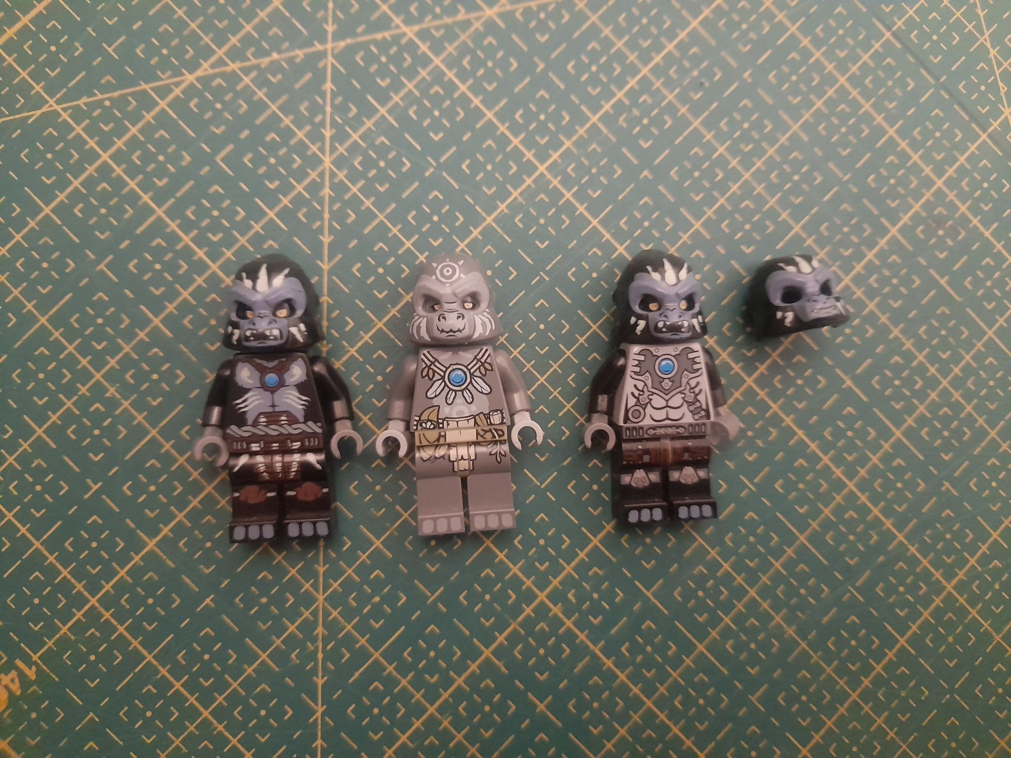 Zestaw 9 figurek lego i kompatybilnych - chima + brelok + dodatki