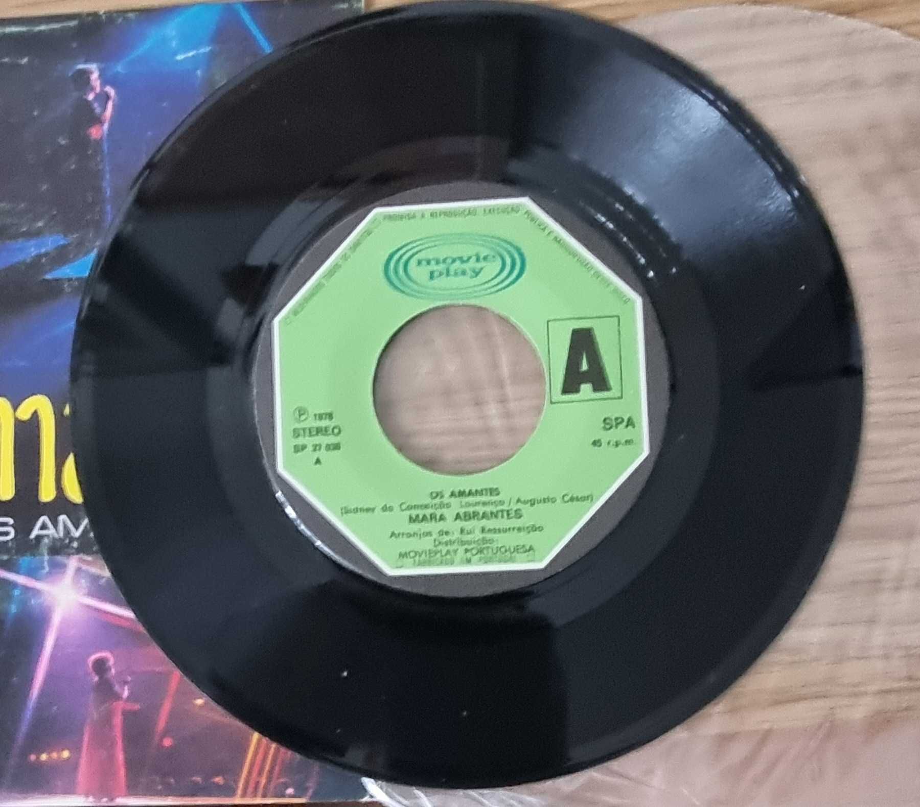 Disco Vinil 45 RPM Mara Abrantes