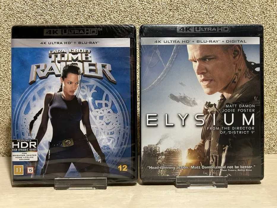 4K UHD HDR Blu-ray Бегущий по лезвию 1-2/ Оно 1-2 / Элизиум с рус.яз.