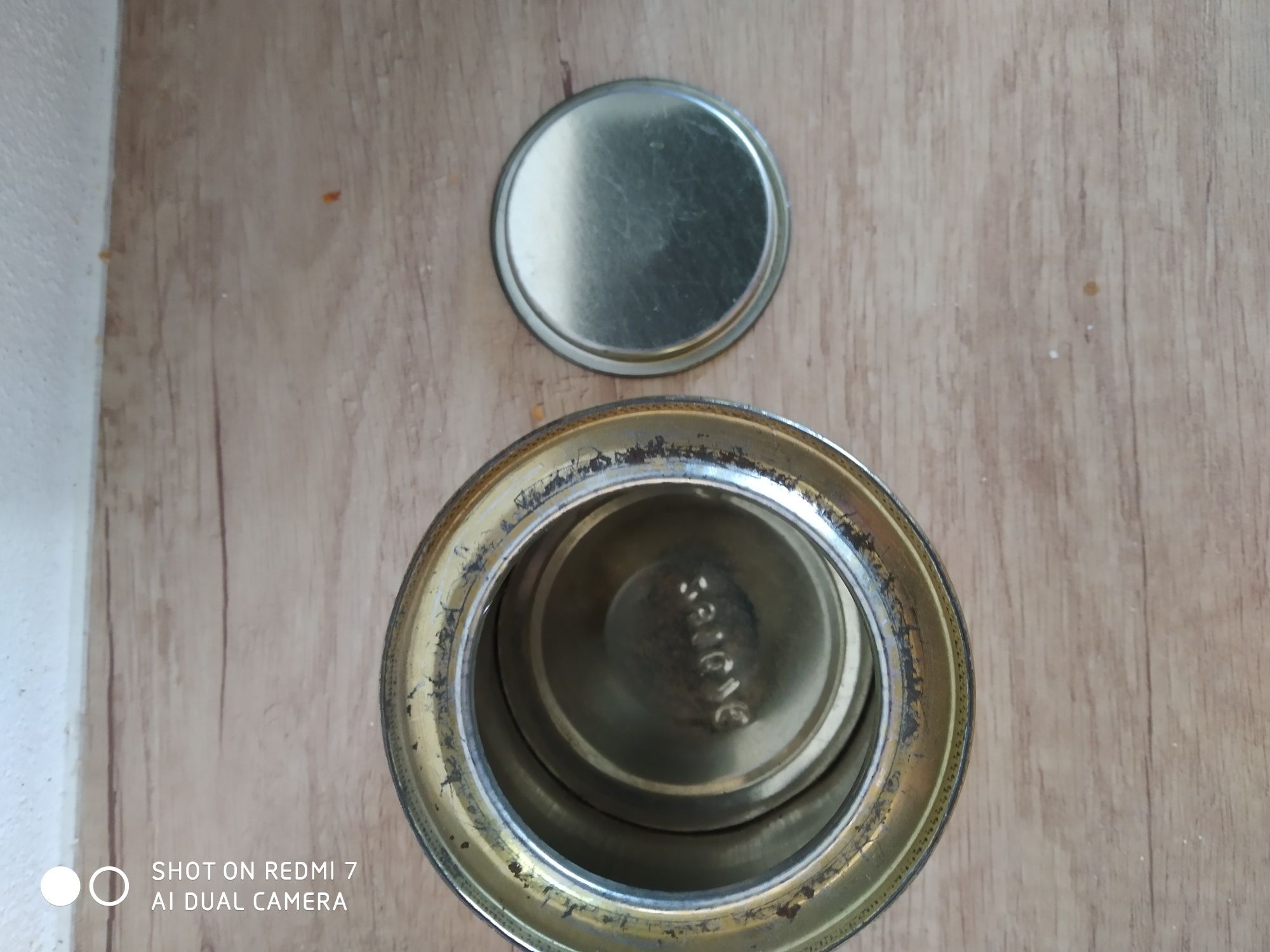 Puszka po kawie Ideal Cafe PRL
