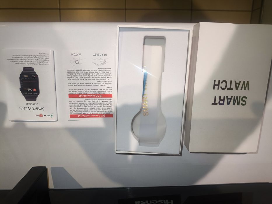 SMARTWATCH E500 zegarek Kardiowatch dla Seniora EKG PPG HRV ROZMOWY