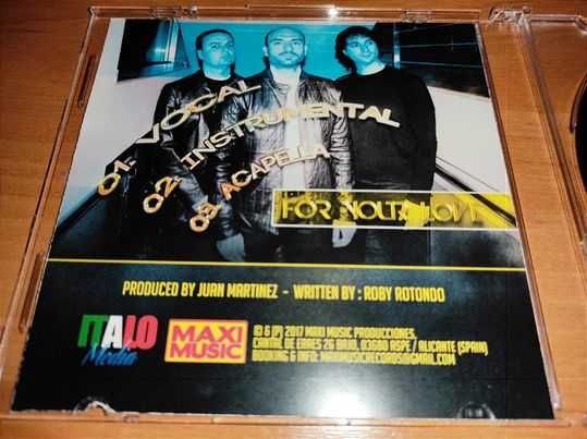 Night In Wales - For Your Love (Maxi-Singiel CD) MXCDR016 (SPAIN)