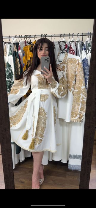 Комплект: вишита сукня, вишита сорочка