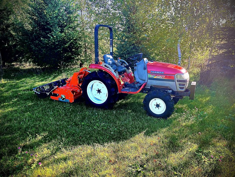 Glebogryzarka separacyjna zakładanie trawnikow trawa