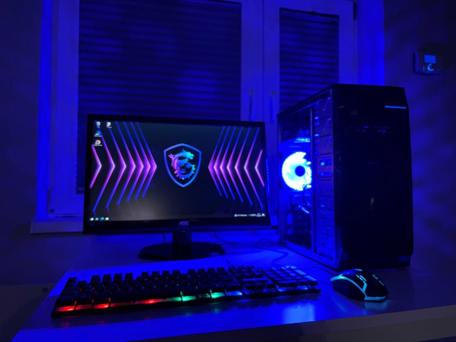Zestaw Do Gier i5 4x3.4Ghz/GTX-550Ti/Ram-8GB/SSD+500GB/Monitor Asus