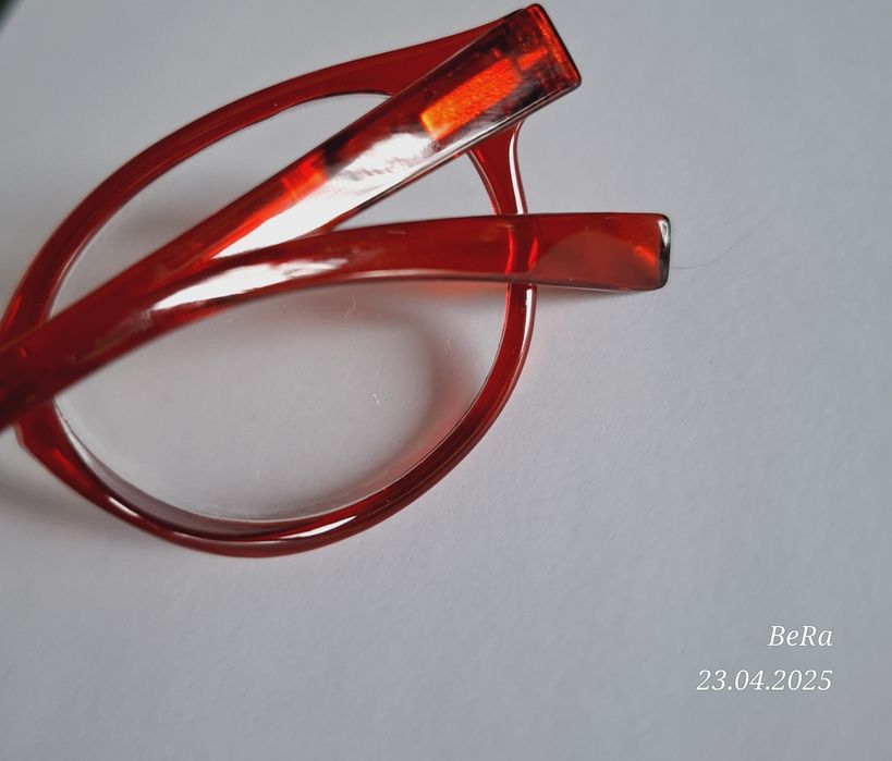 Oryginalne Eyekepper Readers okulary × 0,50 czerwone Red