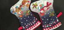 botas decorativas de natal