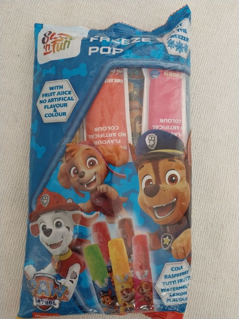 Фруктовий лід, морозиво Sweet`n`Fun edition Paw Patrol Frezze Pops