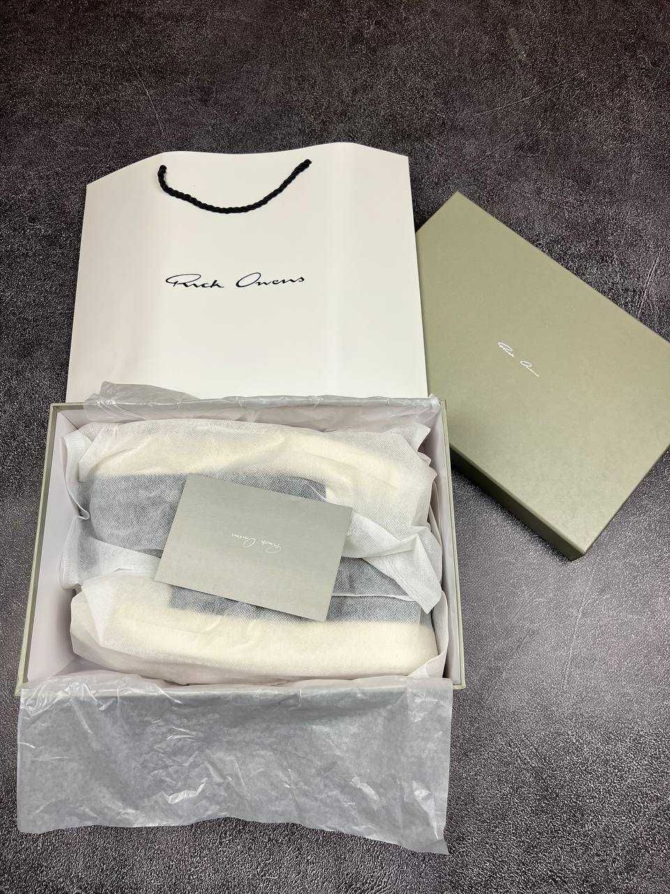 Rick Owens Ramones Jambo Lace Black White