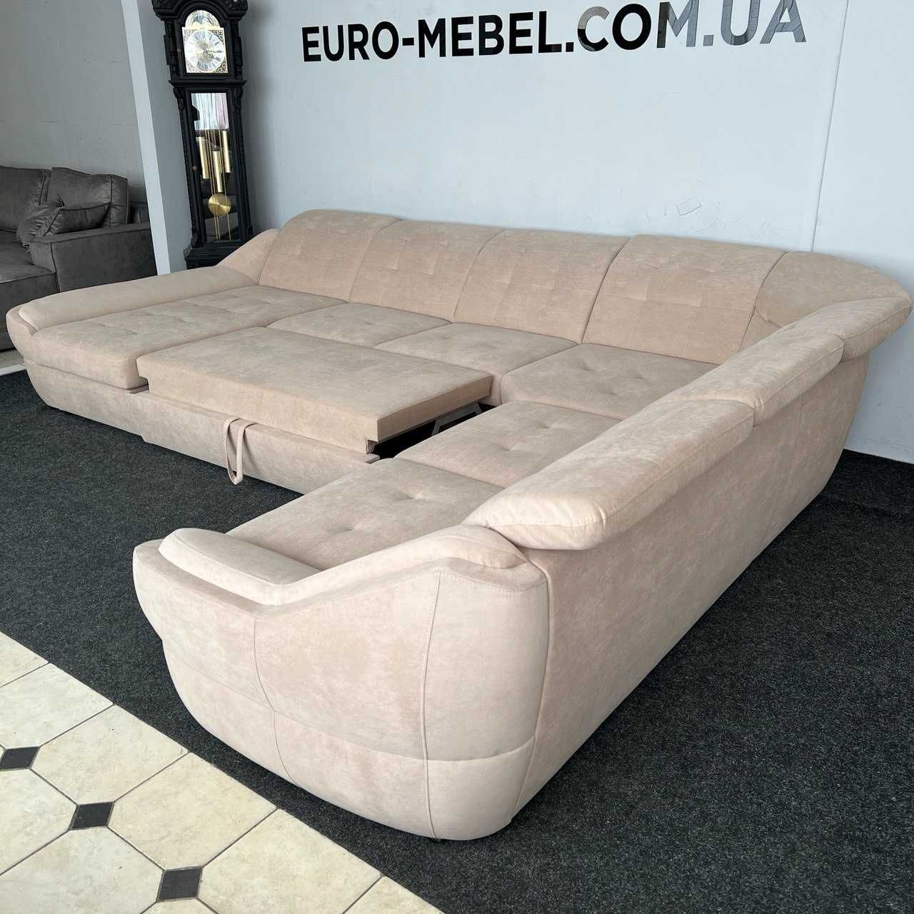Новий великий розкладний кутовий диван