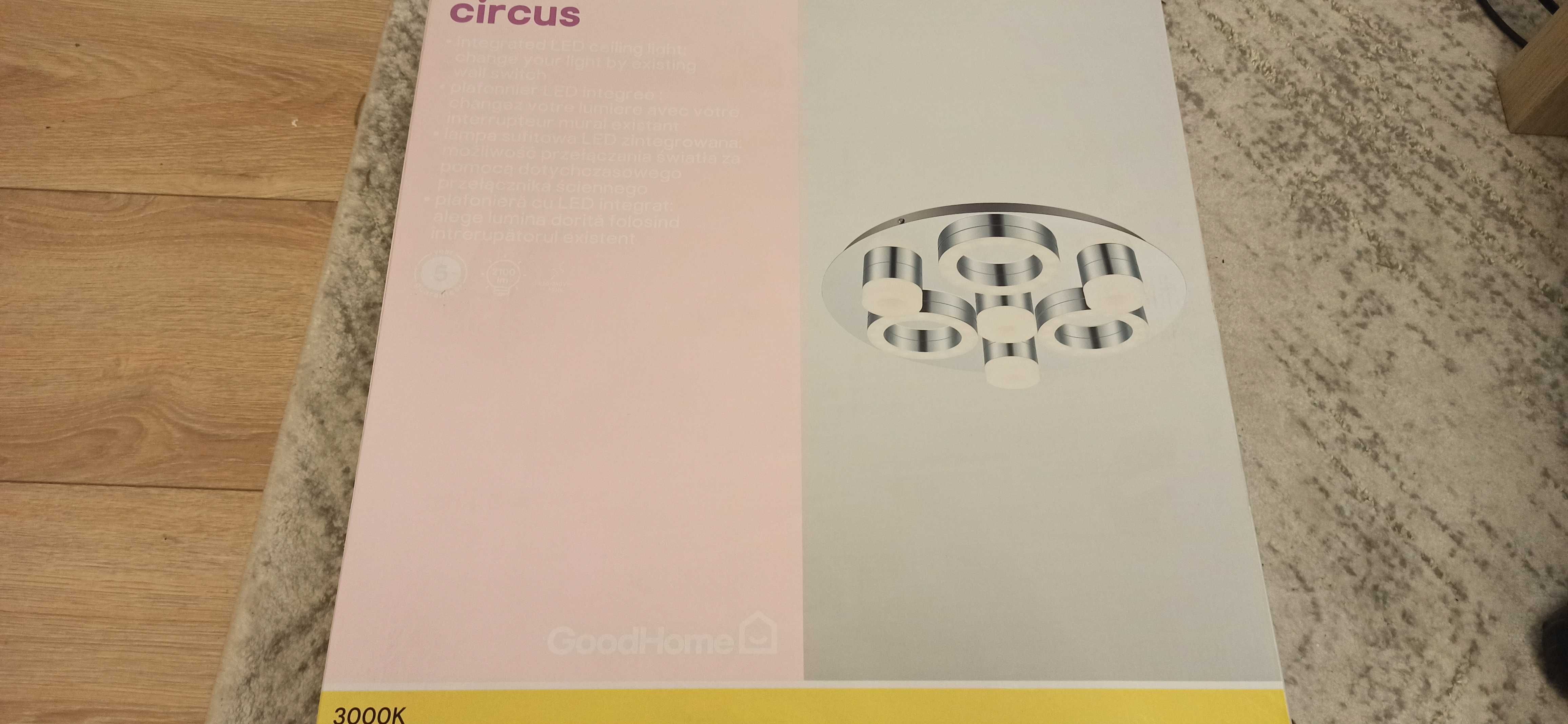 Lampa sufitowa GoodHome Circus 2100 lm okrągła