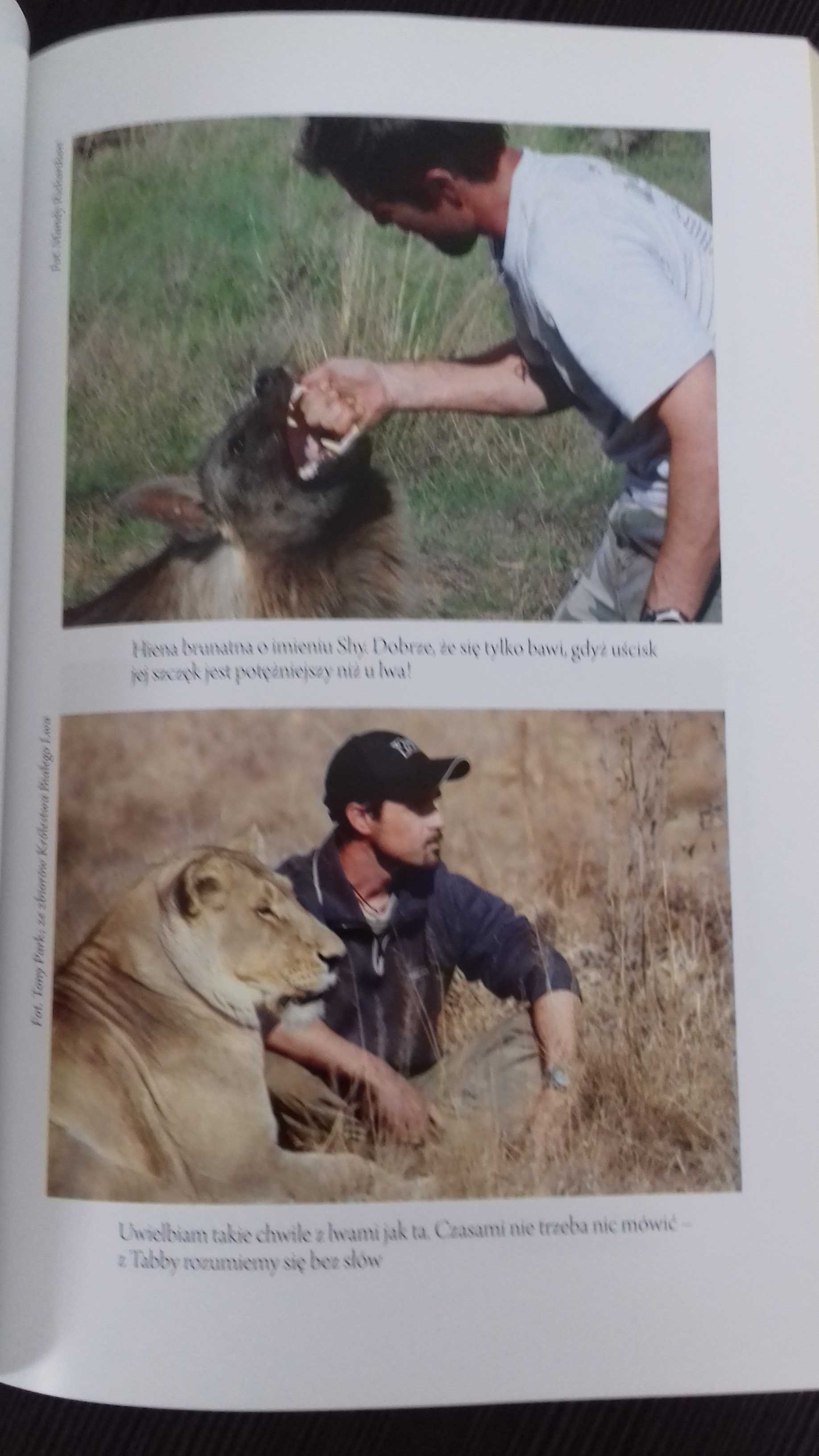 Książka Zaklinacz lwów Tony Park Kevin Richardson