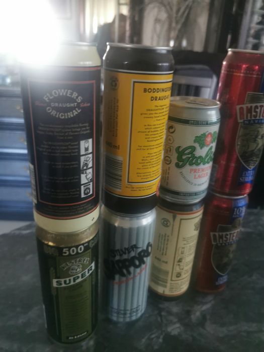 Latas de cerveja Coleção