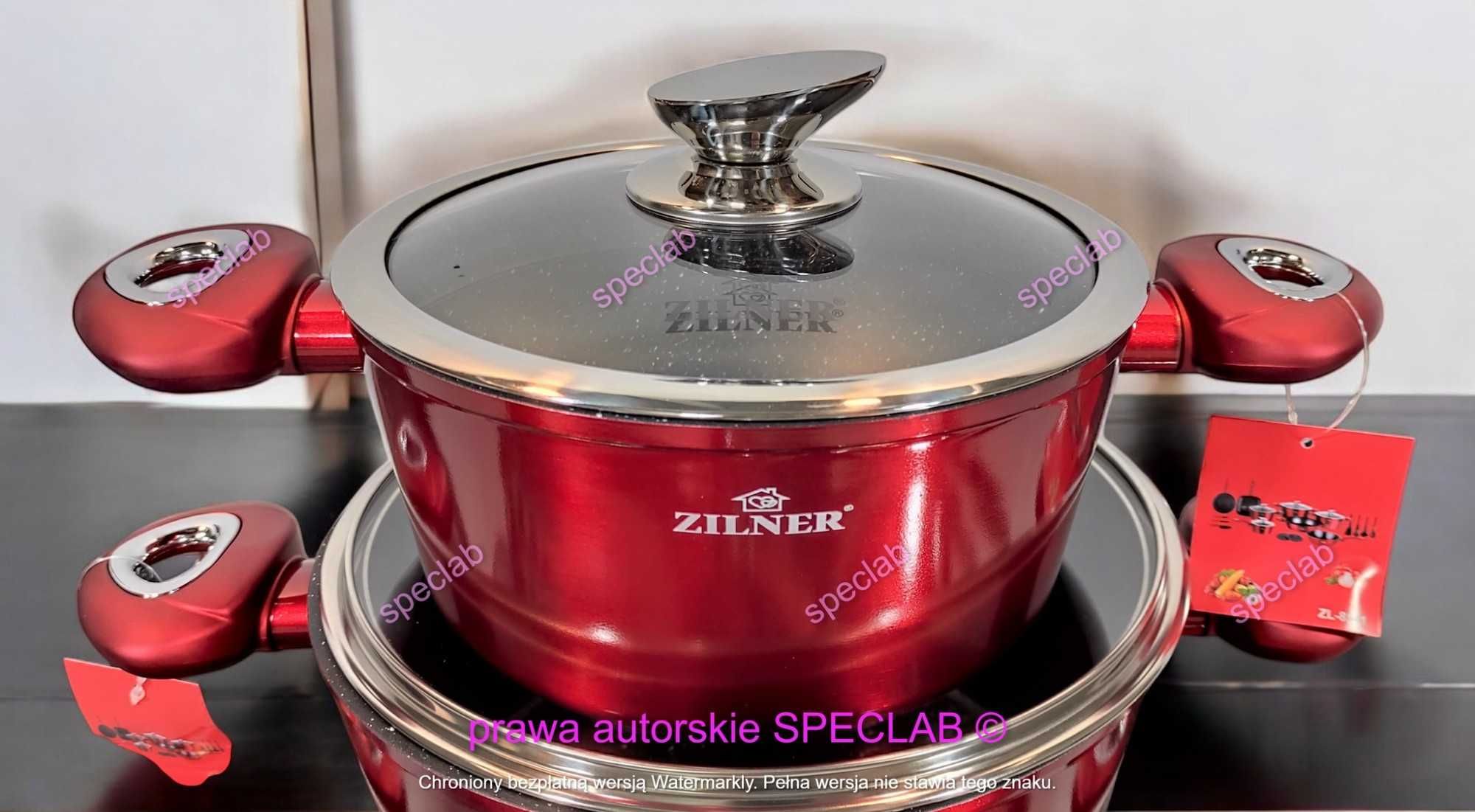 Zestaw garnkow ZILNER ZL-8541. Gaz, indukcja, zmywarka