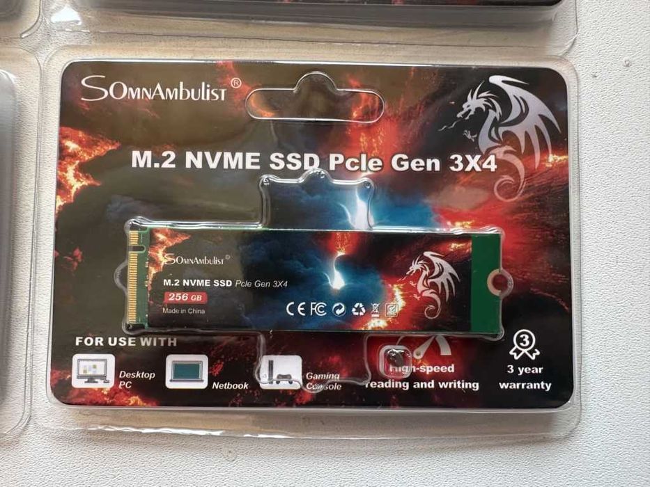 SSD накопичувач M2 NVME 256GB нові!