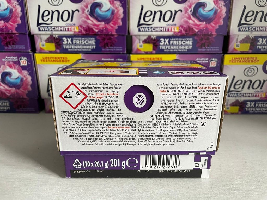 Lenor kapsułki do prania kolorów 70 sztuk z Niemiec