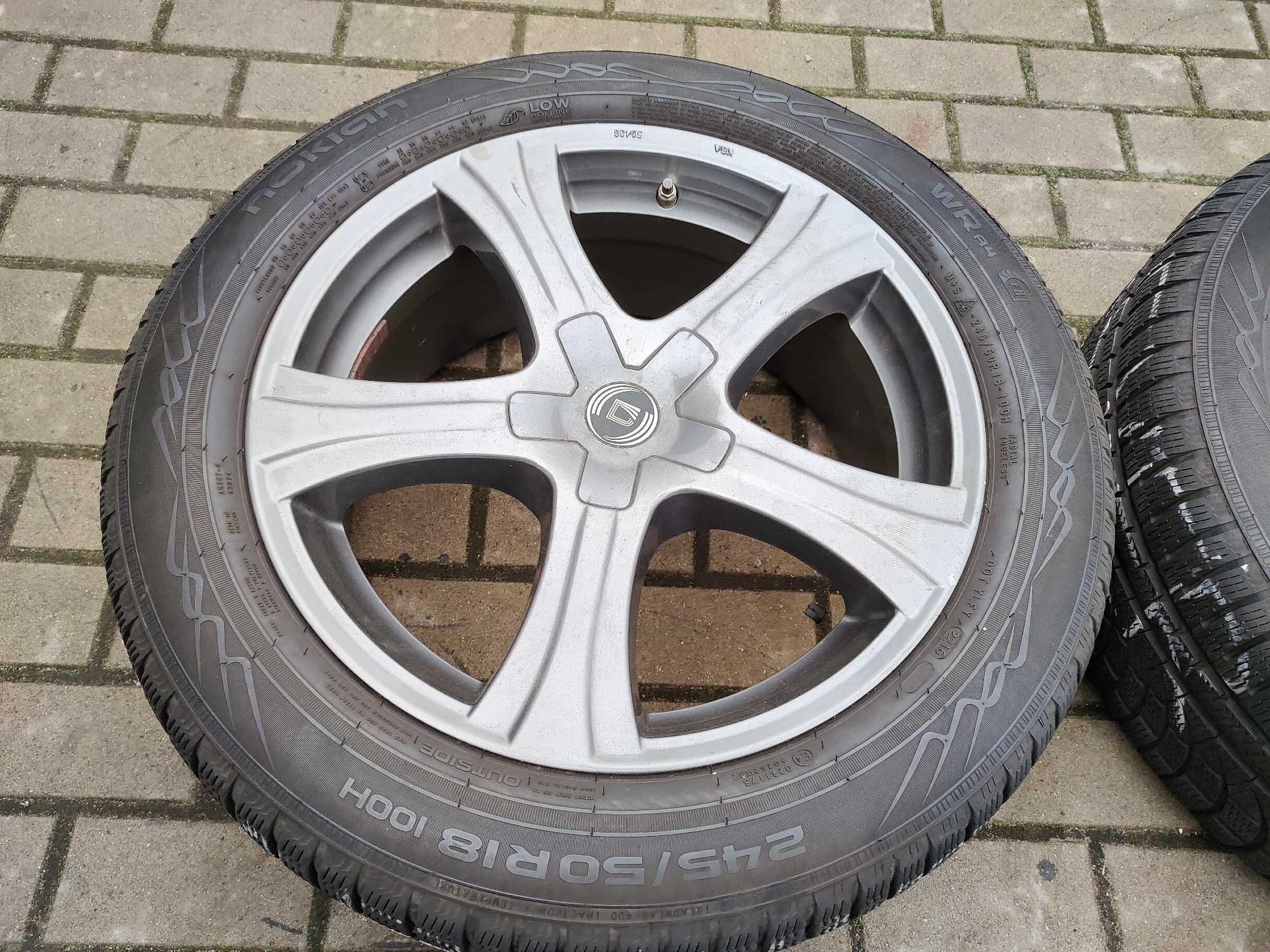 Koła Zimowe VW MERCEDES AUDI 245/50/18 Nokian