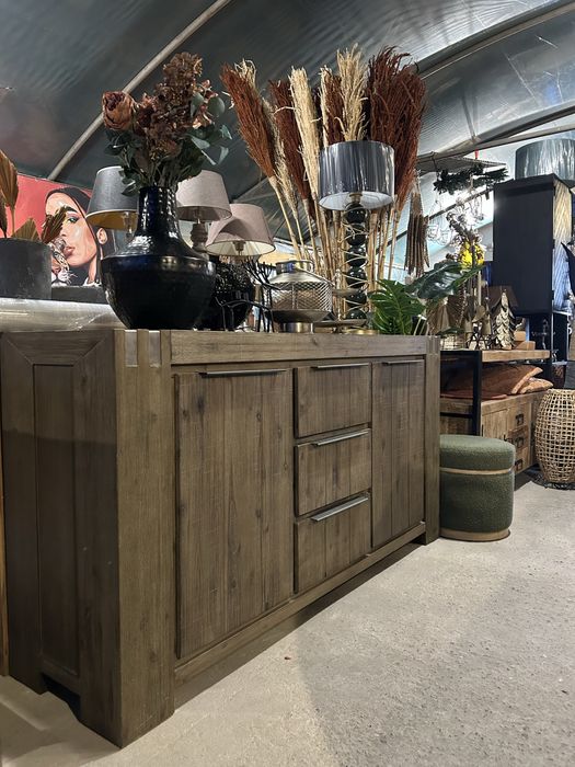 Komoda drewniana akacja nowoczesna LOFT