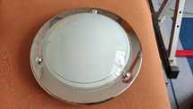 Plafon E27 metal szkło średnica ok. 30 cm