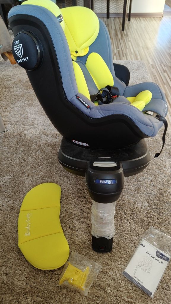 Fotelik Samochodowy Babysafe Rhodesian 360°  0-18kg ISOFIX