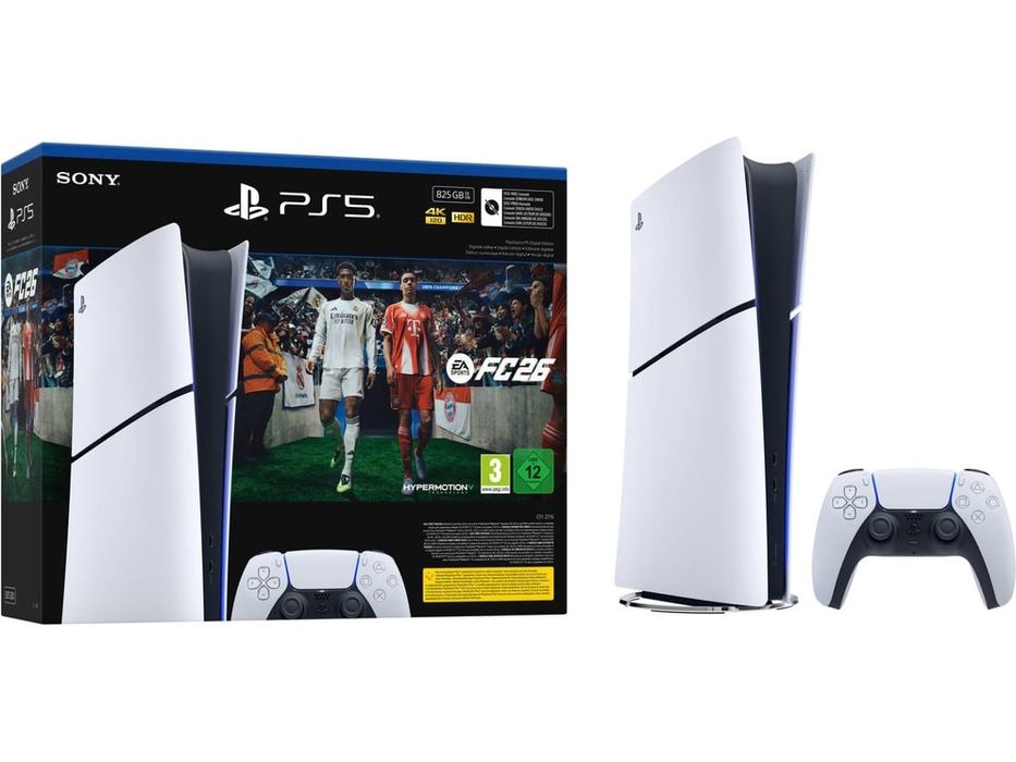 # PlayStation 5 Slim + FC 26 - Nova por estrear #