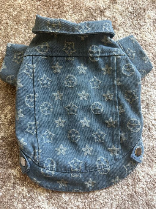 джинсовая курточка для собак Louis Vuitton