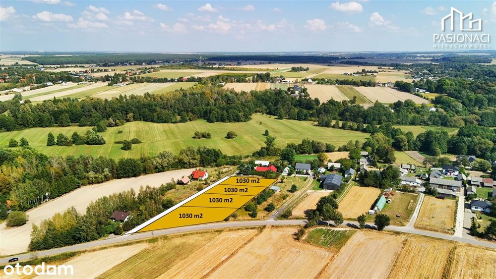 4 działki budowlane blisko Lublina - Iżyce 1030 m2