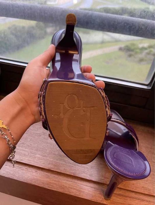 Sapatos roxos Dior 37