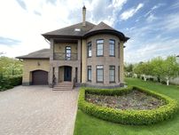 Продаж сучасного будинку з каміном і мармуровими сходами село Зазим'я