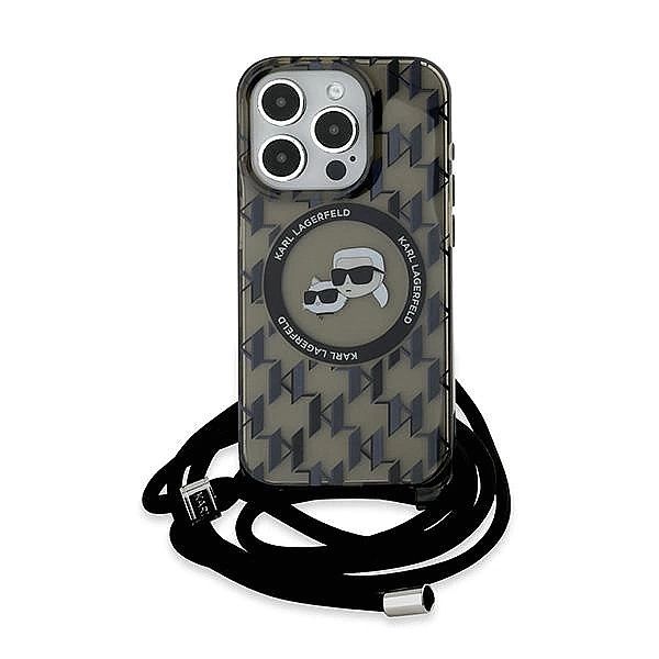 Etui Karl Lagerfeld IML Crossbody Monogram Karl & Choupette Head MagSa