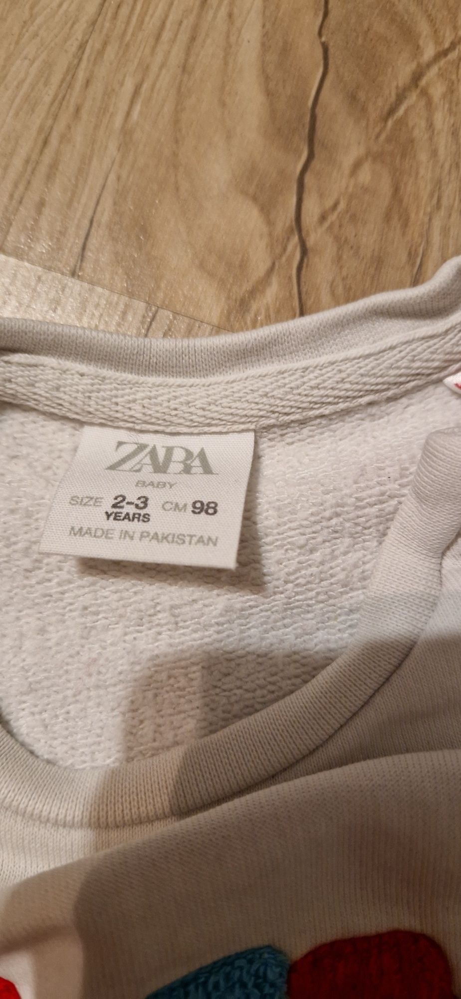 Bluza Zara r.98 biała