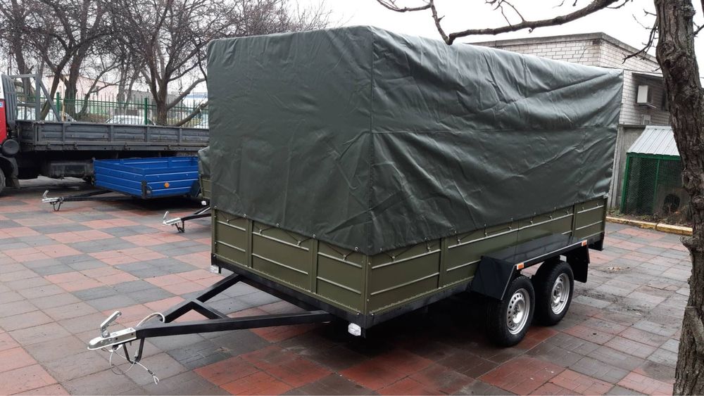 Двухосний причіп сірий під В категорію