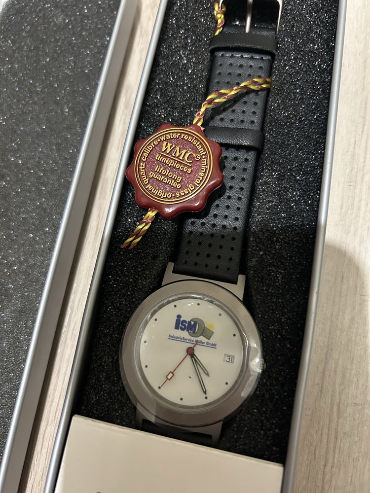 Zegarek WMC Timepieces wodoodorny na pasku genuine leather oryginalny