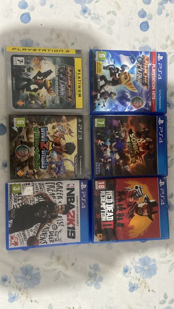 Jogos para playstation 4 e 3