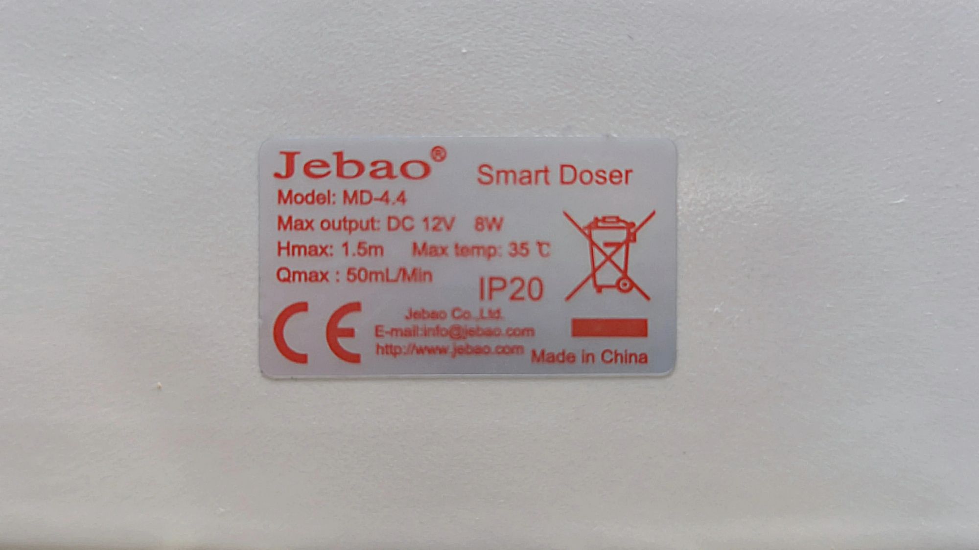 Bomba doseadora aquário Jebao WIFI 4.4