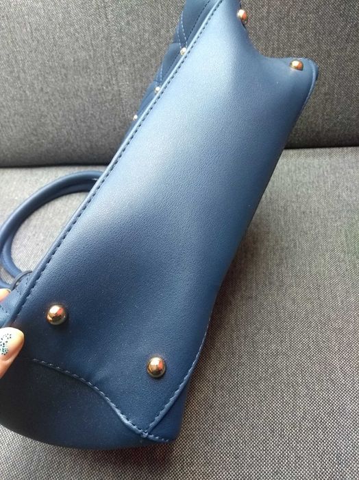 NOWA torebka granat 33x28x11 WYSYŁKA