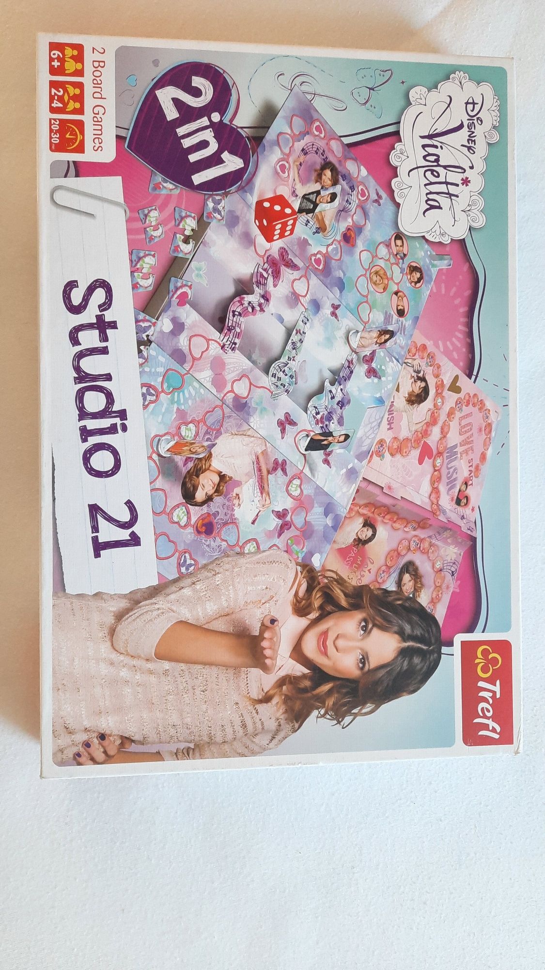 Gry planszowe Violetta i puzzle gang slodziaków