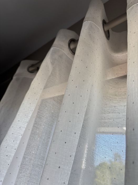 Firanka na kółkach 140x225cm sinsay