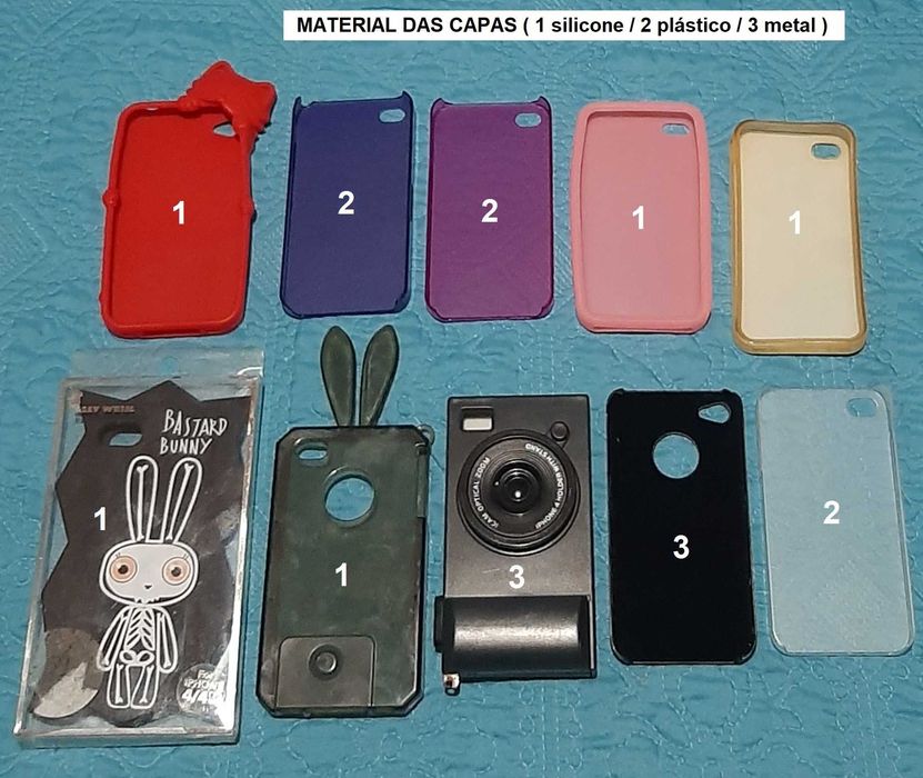 artigos de Iphone (vários modelos)