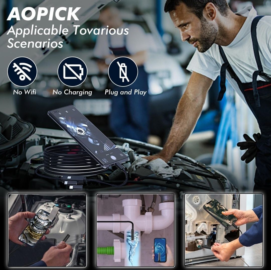 Aopick Kamera inspekcyjna endoskopowa
