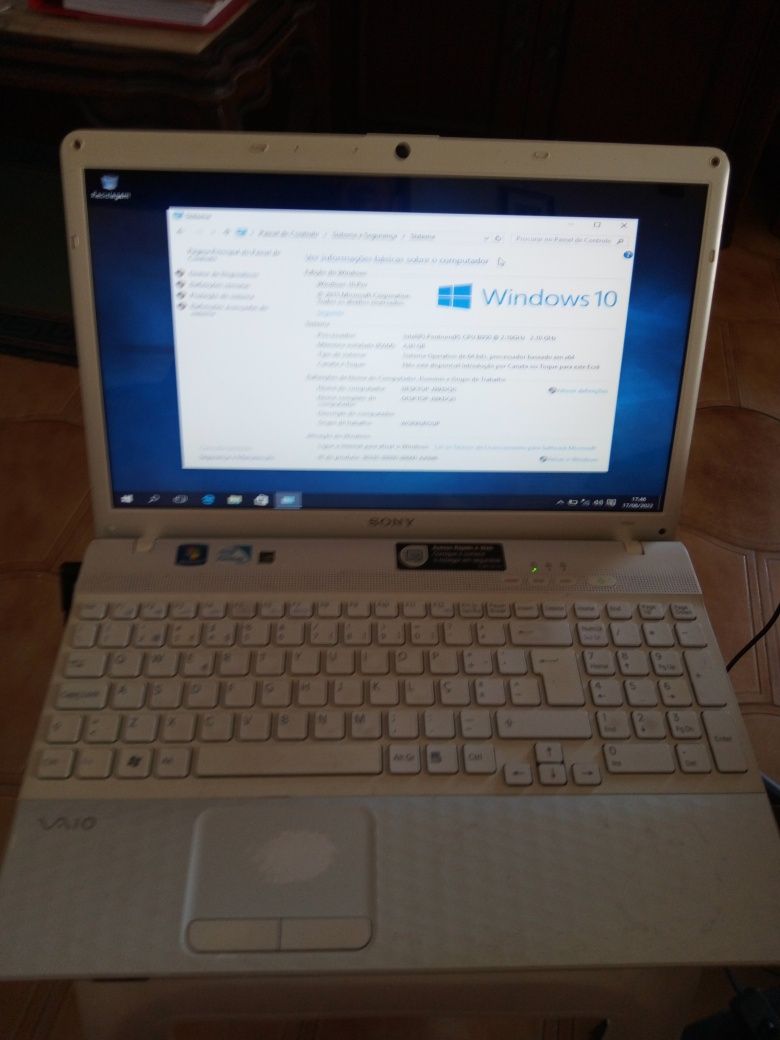 Sony vaio formatado