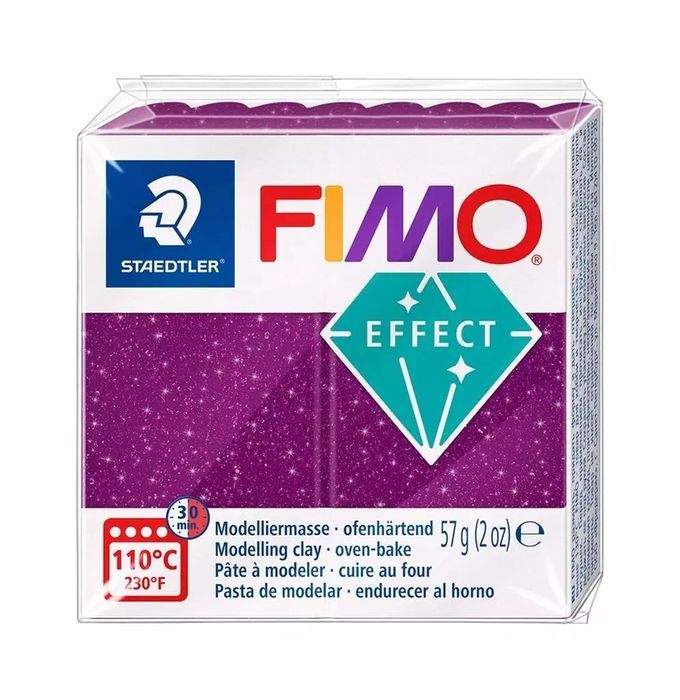 Masa termoutwardzalna Fimo Effect 57g fioletowy. Staedtler