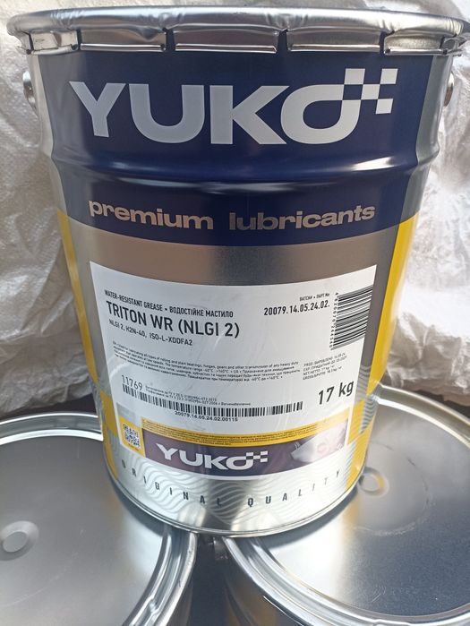 Смазка Premium Yuko Triton WR 2 . Литол 24 .