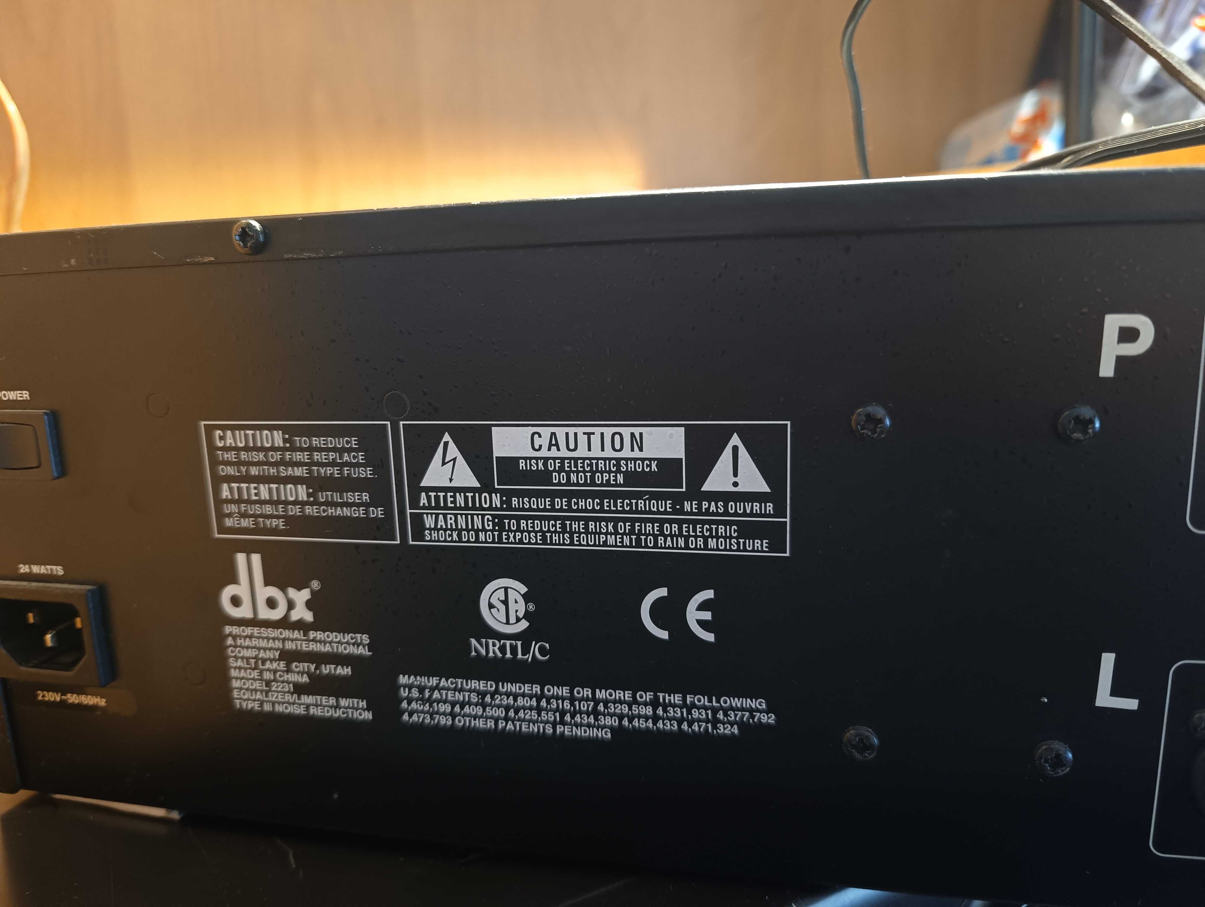 Equalizer Dbx 2231 Limiter