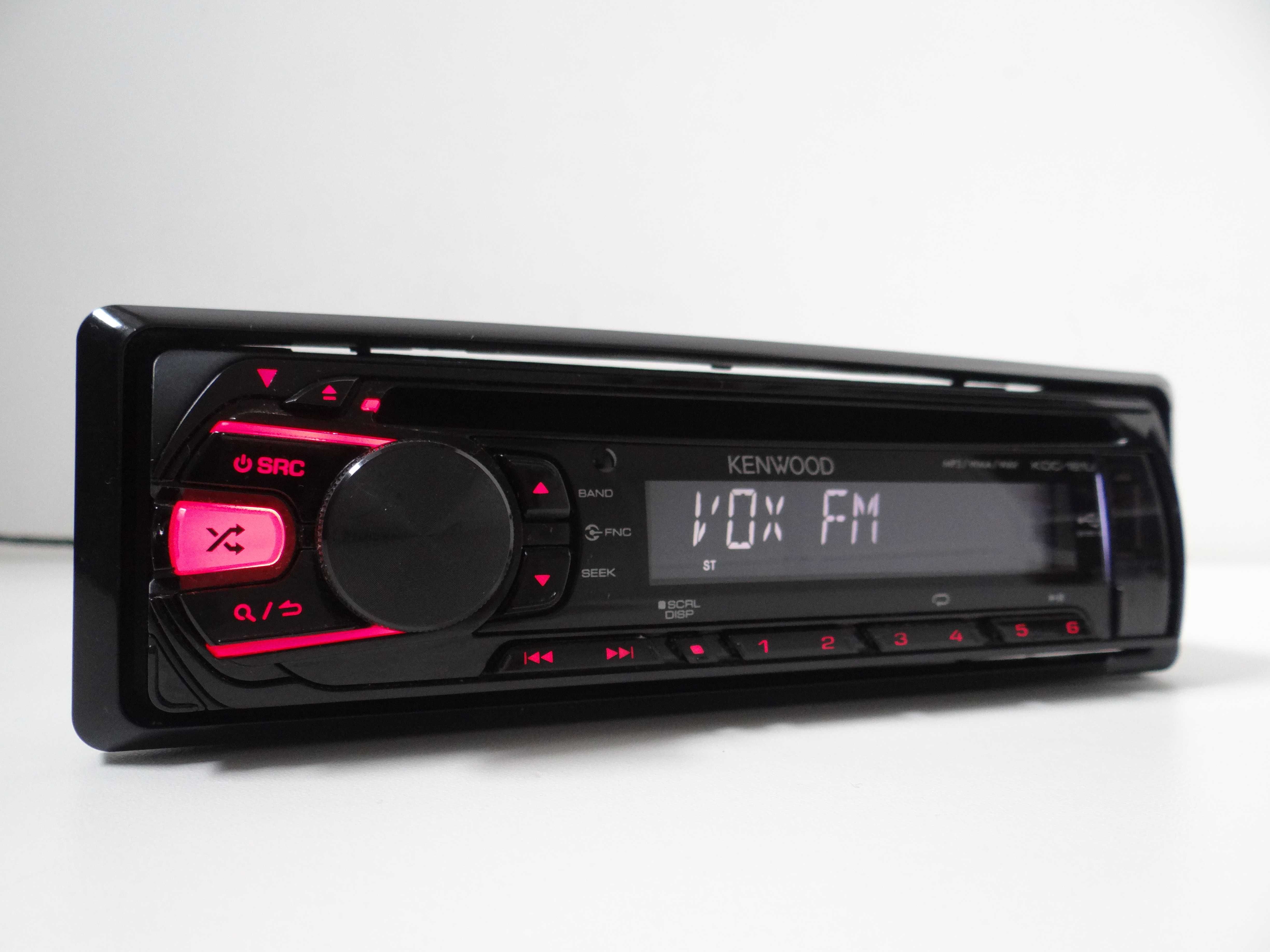 Radio samochodowe Kenwood KDC-161U usb*aux*cd*mp3*wma*aac*nr7