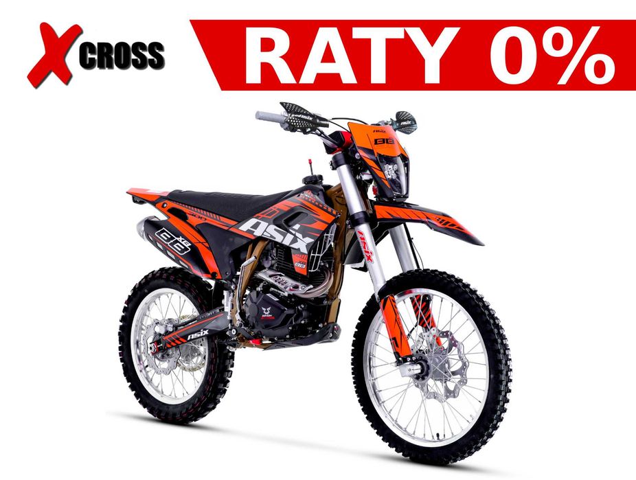 Cross Asix XB88 250 / 300 21/18" Licznik regulowane amory Raty Dostawa