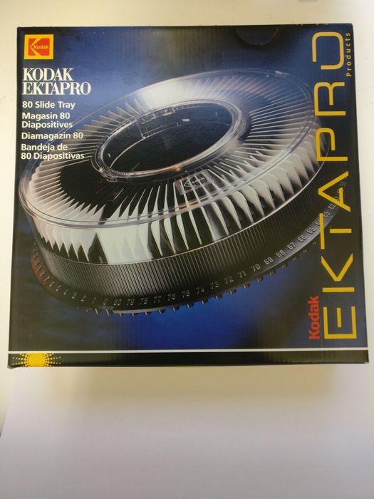 Kodak Ektapro. Dispositivo de 80 slides.