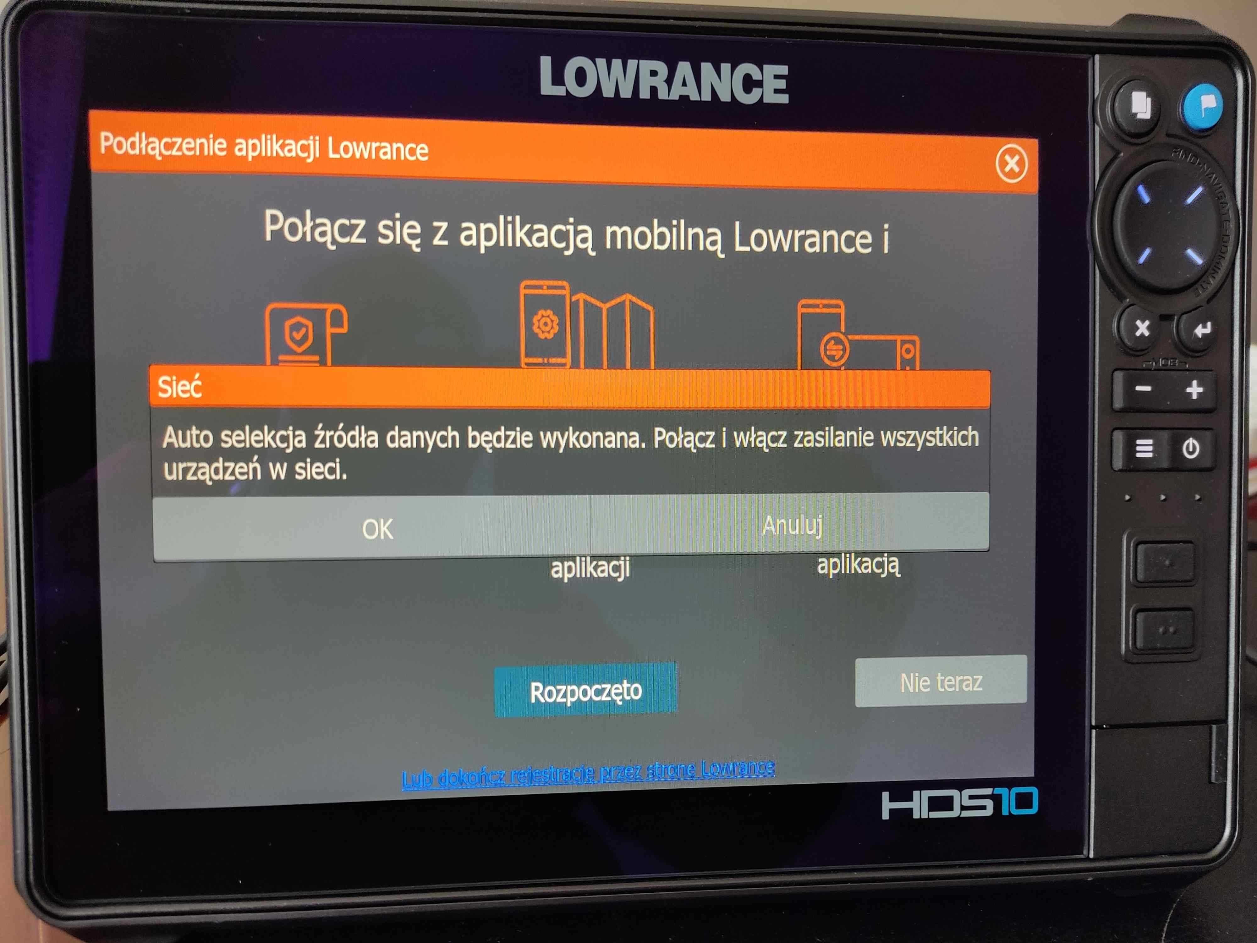 Lowrance HDS 10 PRO Gwarancja producenta
